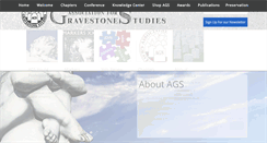 Desktop Screenshot of gravestonestudies.org