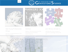 Tablet Screenshot of gravestonestudies.org